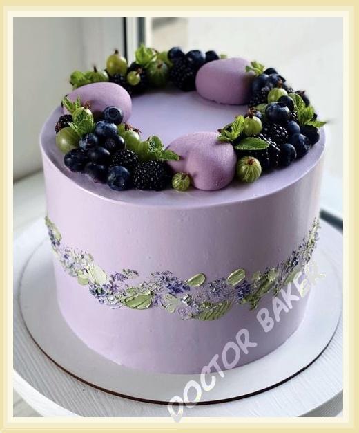 Заказать фиолетовый торт на свадьбу от 1275 руб за кг - Torty.biz