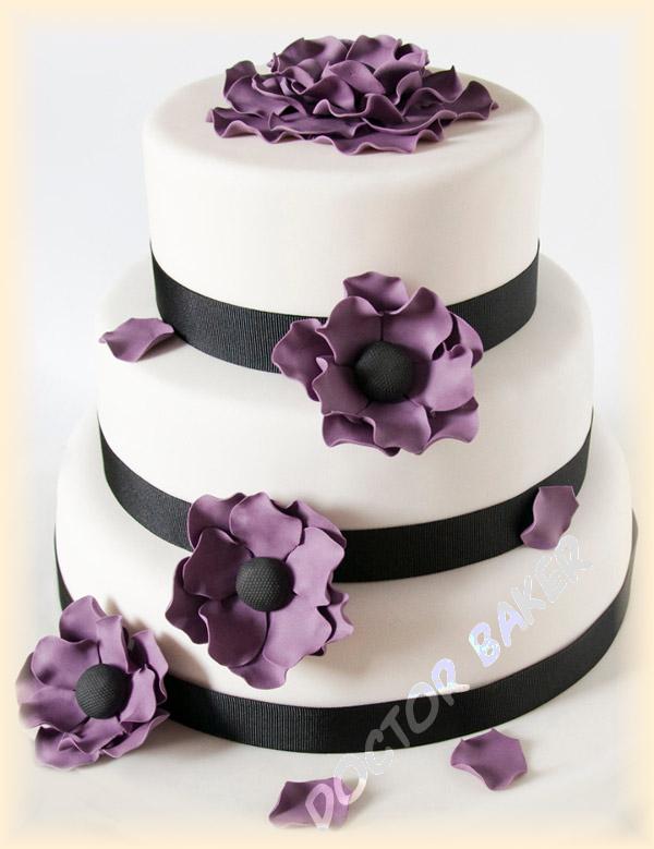 Свадебный торт 2044 Строгий стиль