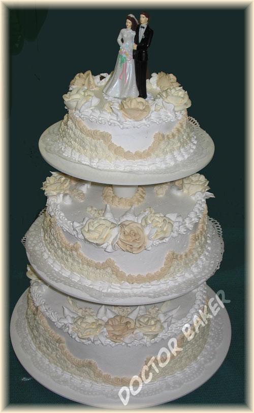 Свадебный торт 2110 Ярусный