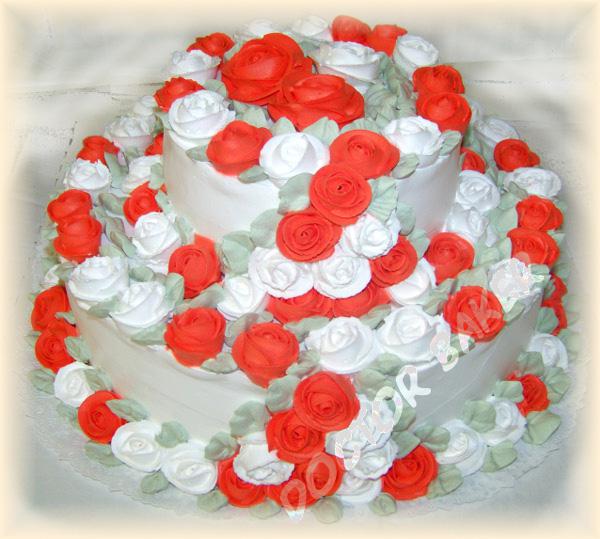 Свадебный торт 2019 хоровод роз