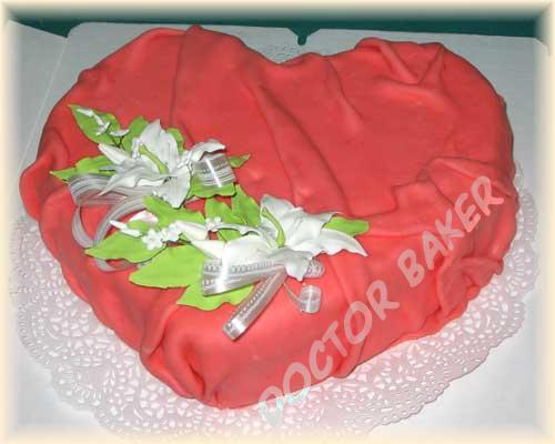 Свадебный торт 2058 Сердце