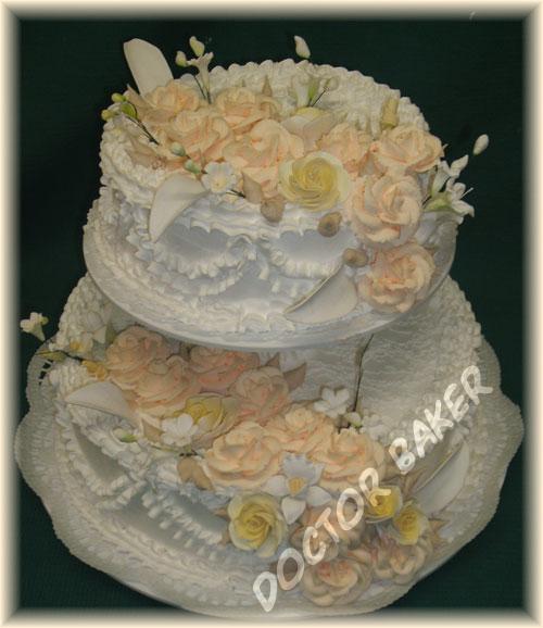 Свадебный торт 2136 Ярусный