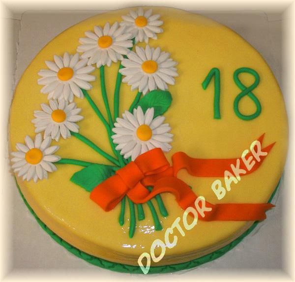 Торт 178 Ромашки