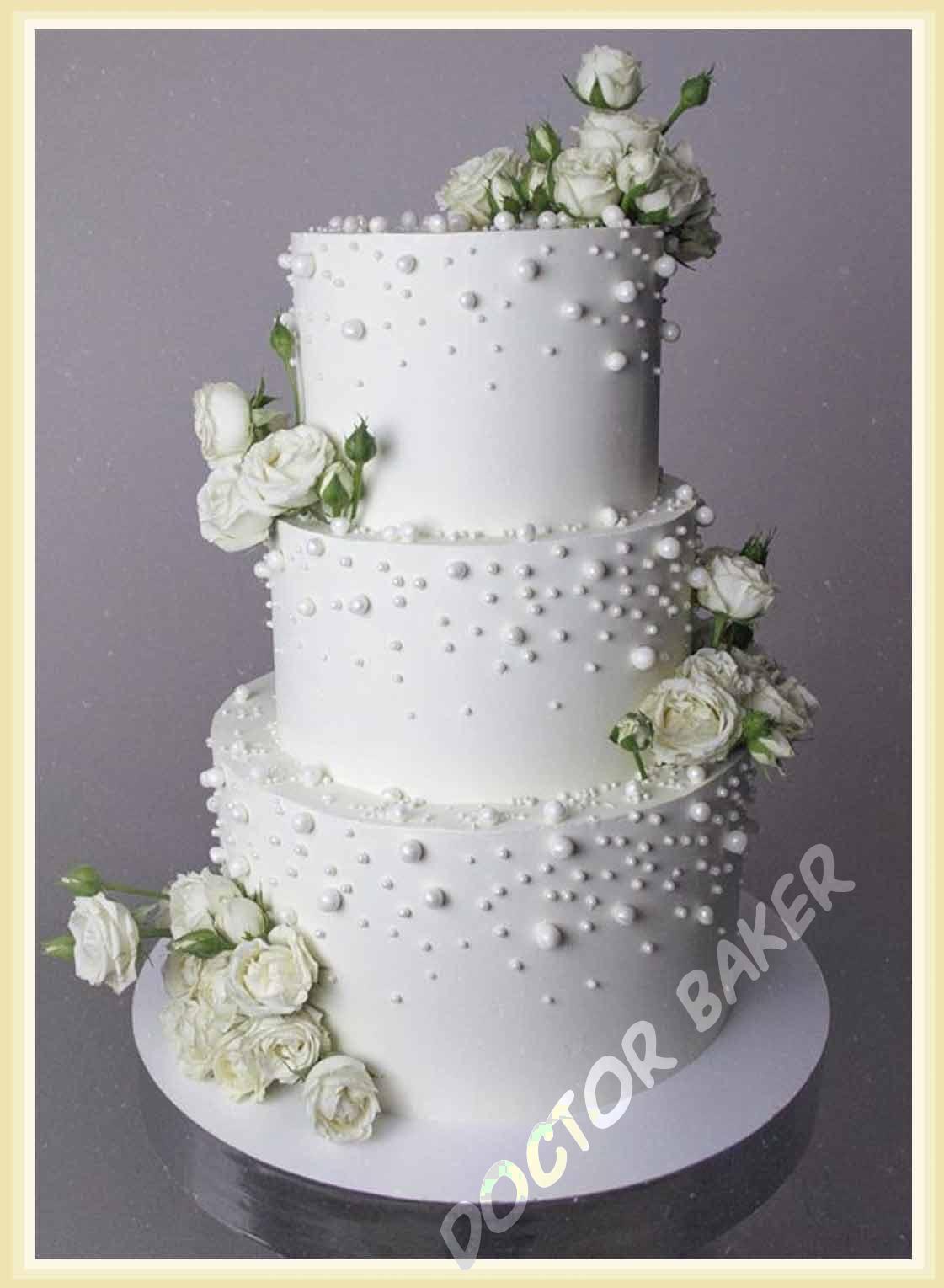 Торт 637 Белые ярусы