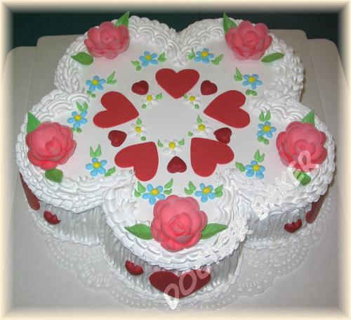 Торт 098 Цветочек
