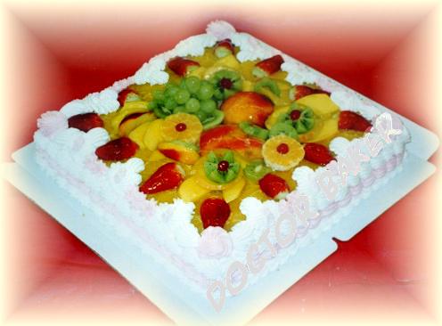 Торт 001 фруктово-ягодный 