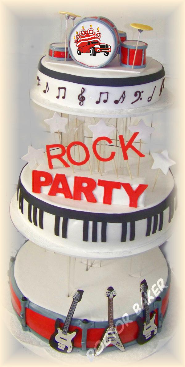 Торт 1039 Rock Party