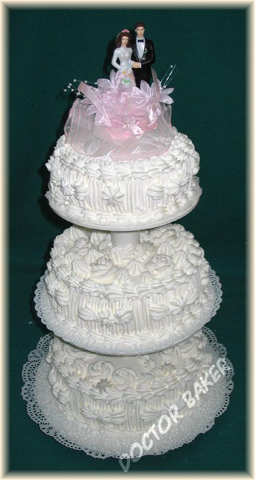 Свадебный торт 2107 Ярусный