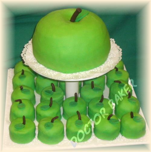 Свадебный торт 2112 Яблоки