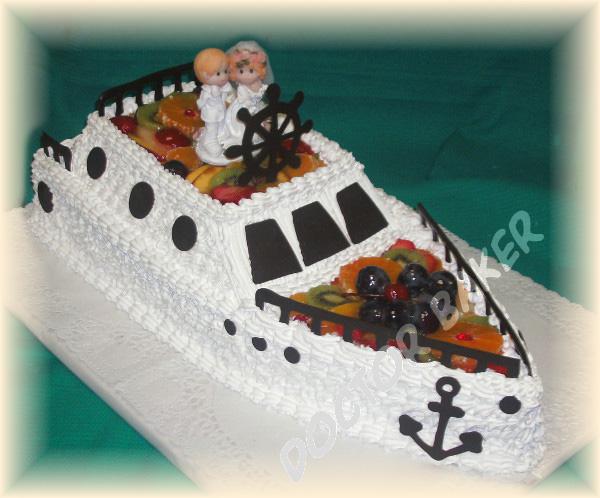 Свадебный торт 2060 Кораблик