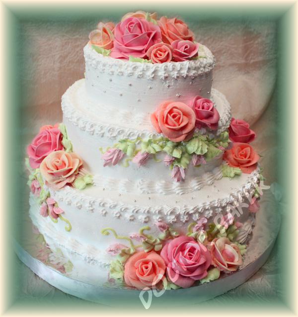 Свадебный торт 2066 Классика