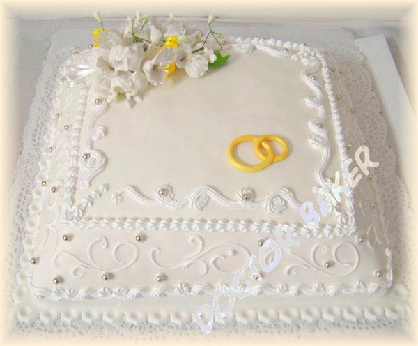 Свадебный торт 2078 Кольца