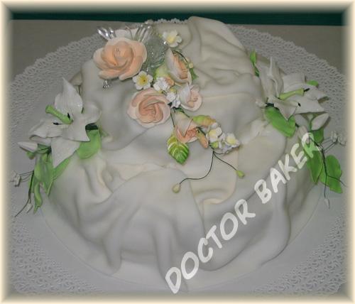 Свадебный торт 2080 Классический