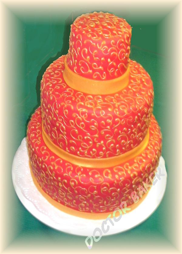 Свадебный торт 2002 Царский