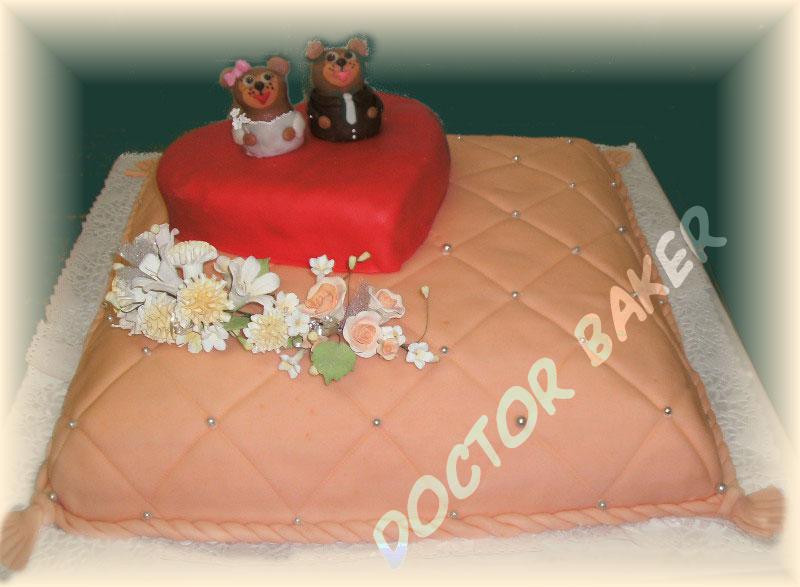 Свадебный торт 2093 Медвежата
